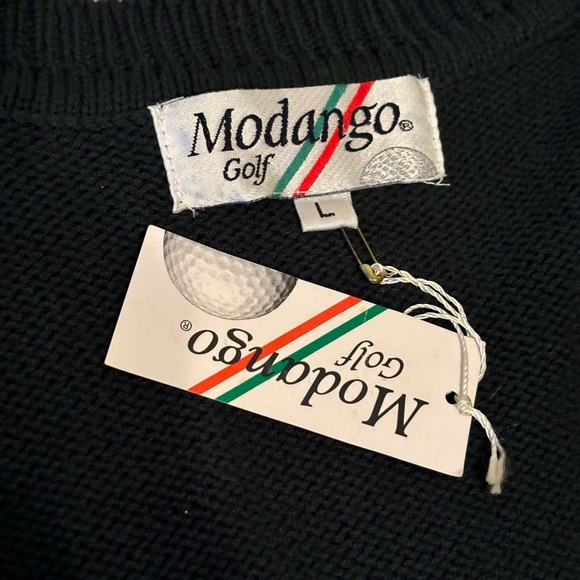 NWT Monsanto Golf Button Up Sweater Vest men’s Large - Picture 4 of 8